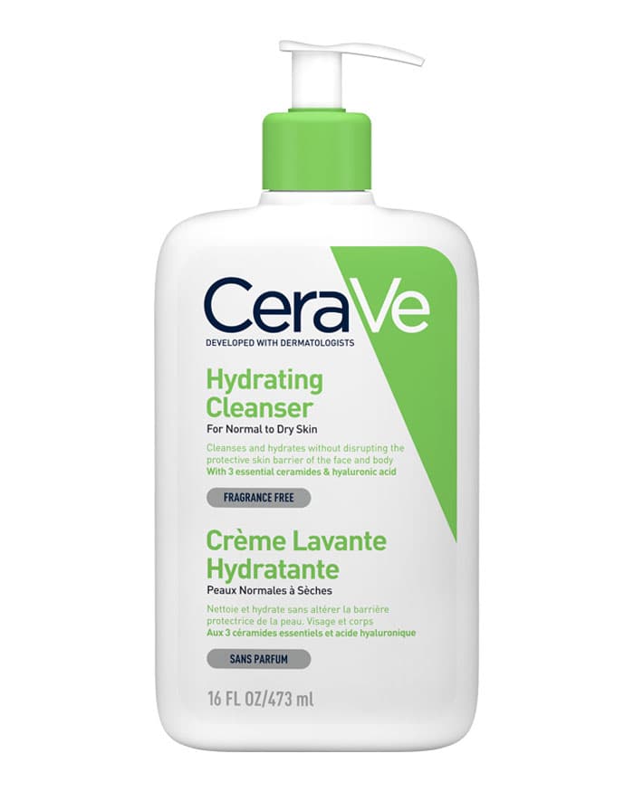 Cerave Hydrating Non-Foaming Daily Facial Cleanser For Normal To Dry Skin - 473 ml