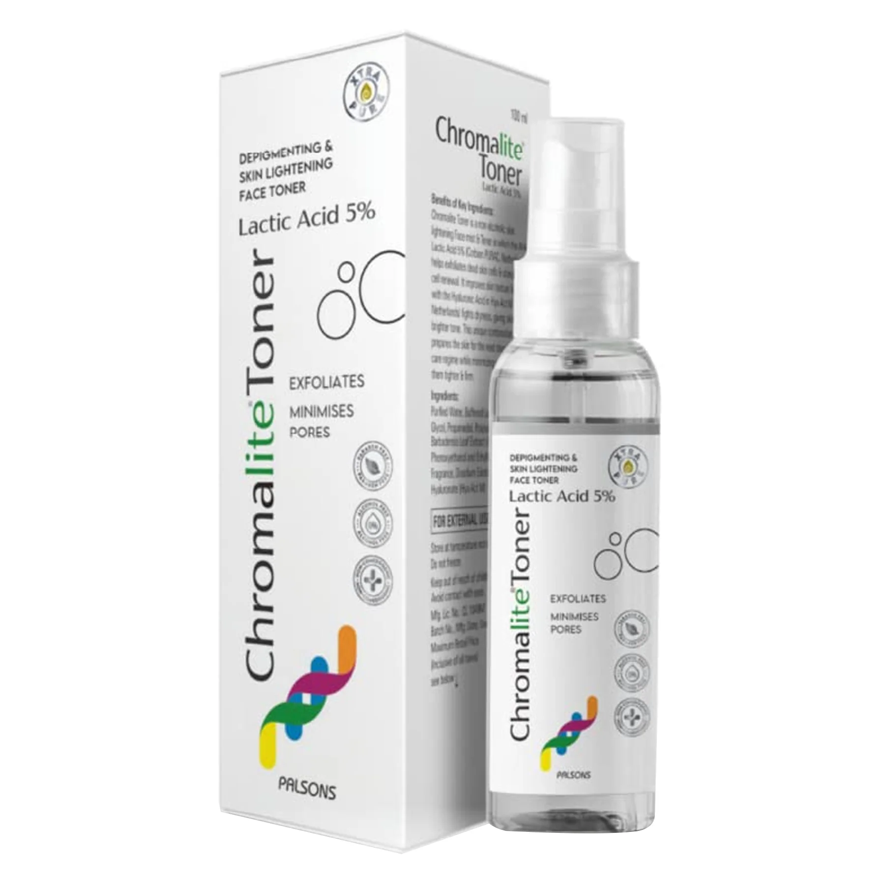 Chromalite Toner -Lactic Acid 100 ml