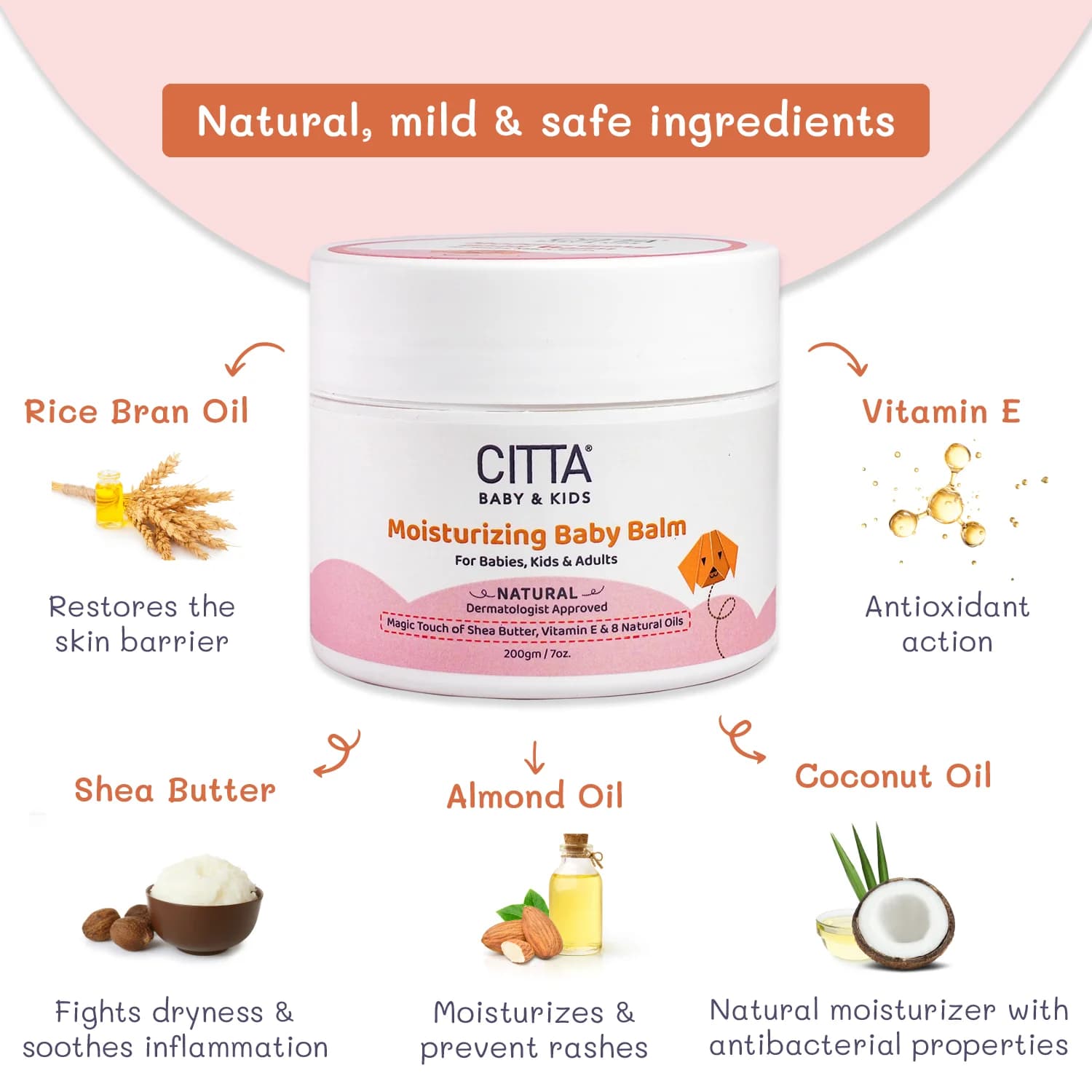 Citta Moist.baby Balm 200 g