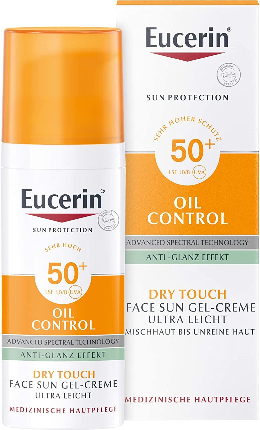 Eucerin Oil Control D.touch Sun Gel Cream SPF50+