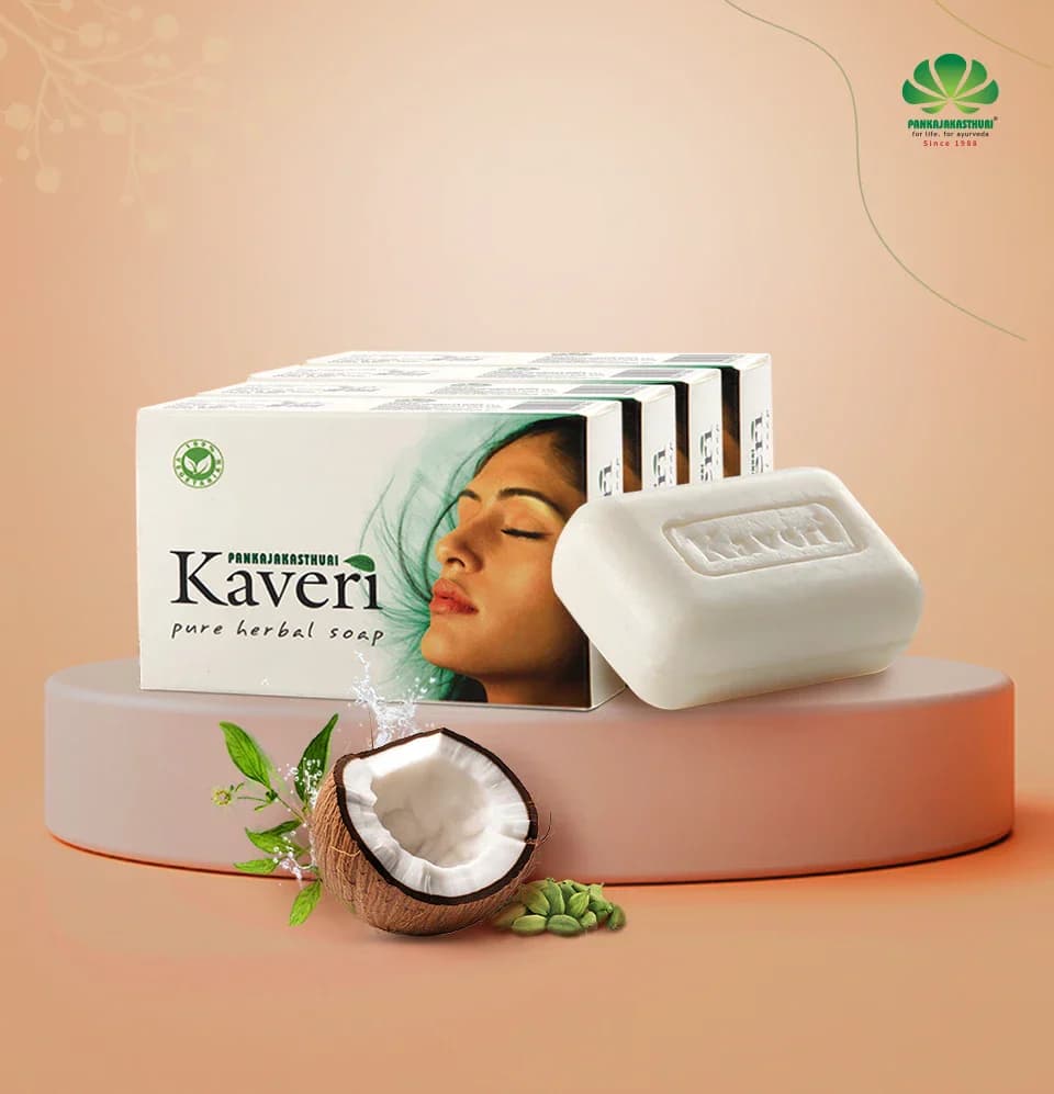 P. K. Kaveri Soap (4 x 90 G)