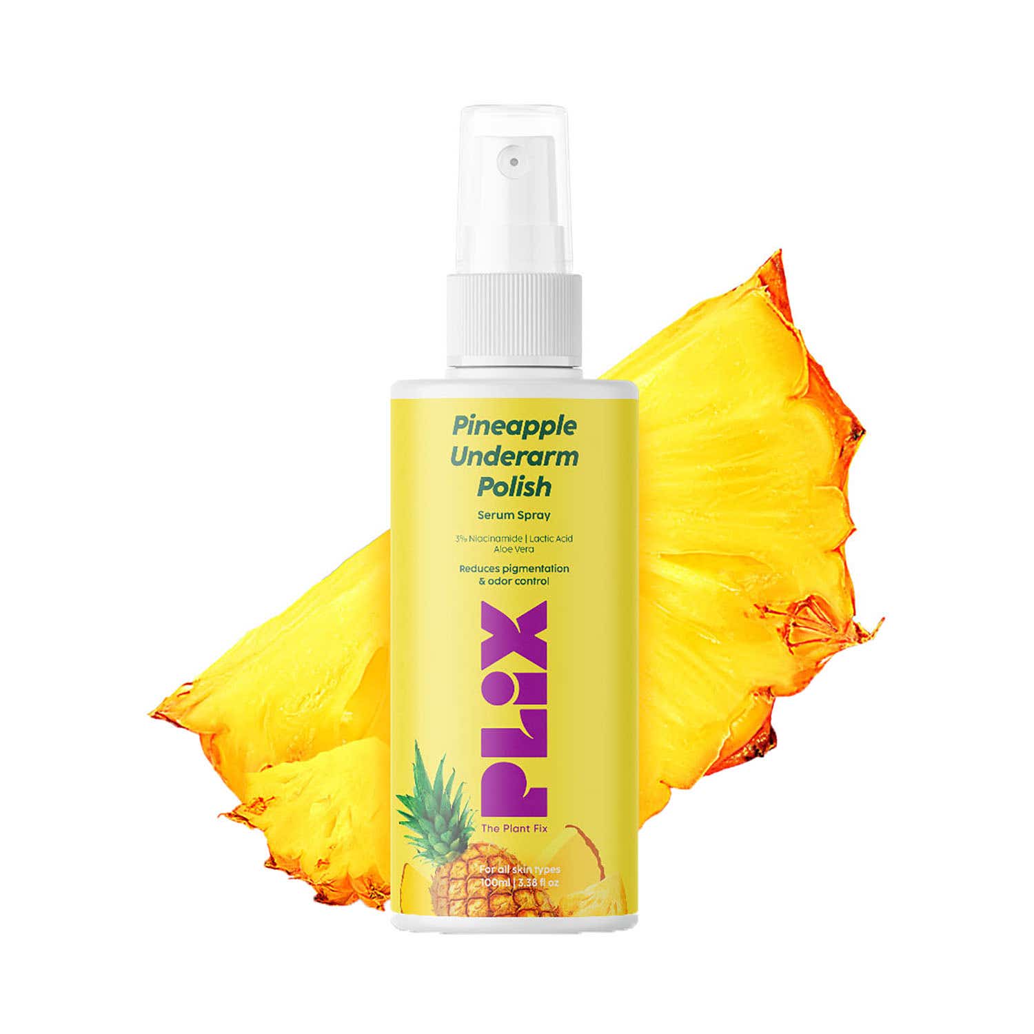 Plix Pineapple Underarm Polish Serum Spray