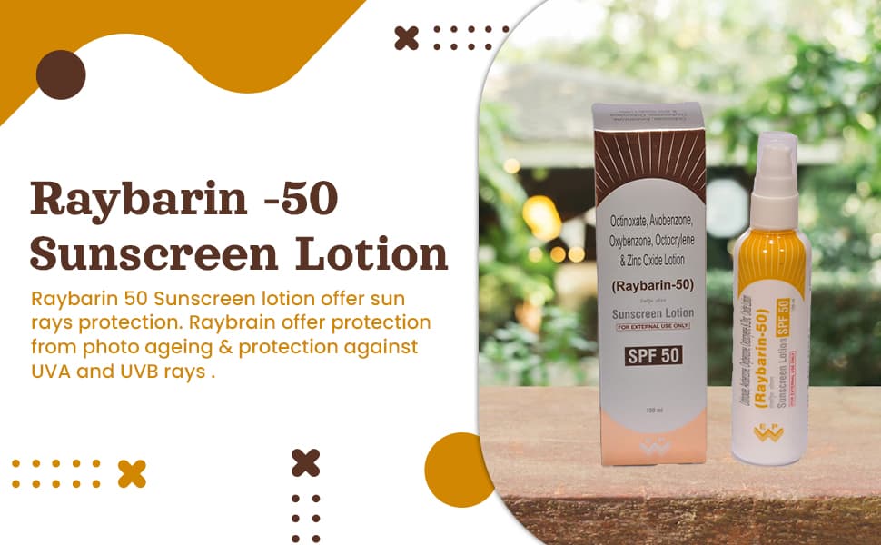 Raybarin SPF 50 Lotion