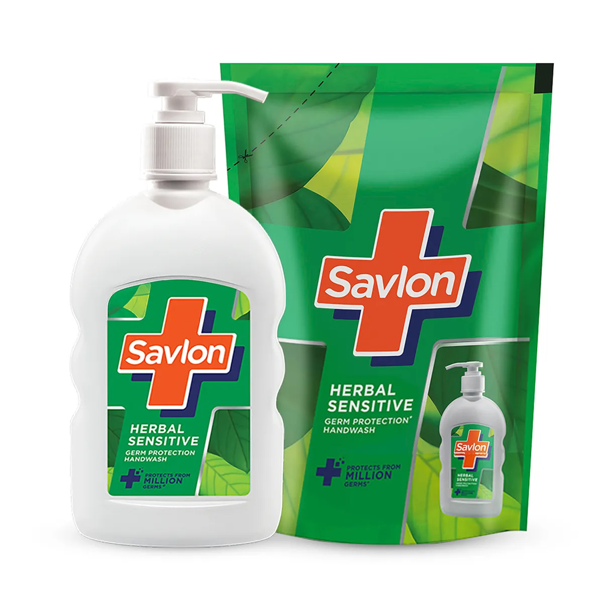 Savlon Hand Wash Herbal Sensi 200+175 ml