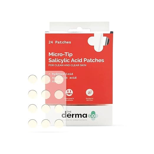 The Derma Co Micro-Tip Salicylic Acid Patches With Hydrocolloid